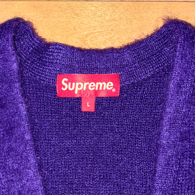 Lサイズ supreme brushed mohair cardigan