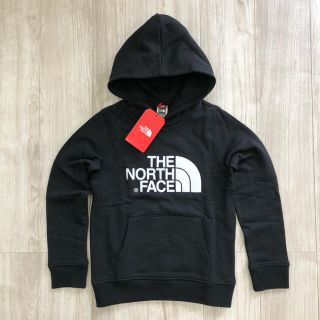 ザノースフェイス(THE NORTH FACE)の【海外限定】ノースフェイス　キッズ　ビッグロゴ　パーカー　ブラック　140cm(ジャケット/上着)