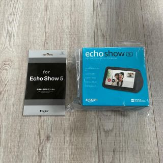 エコー(ECHO)の【新品未開封　保護フィルム付き】Amazon echo show 5(スピーカー)