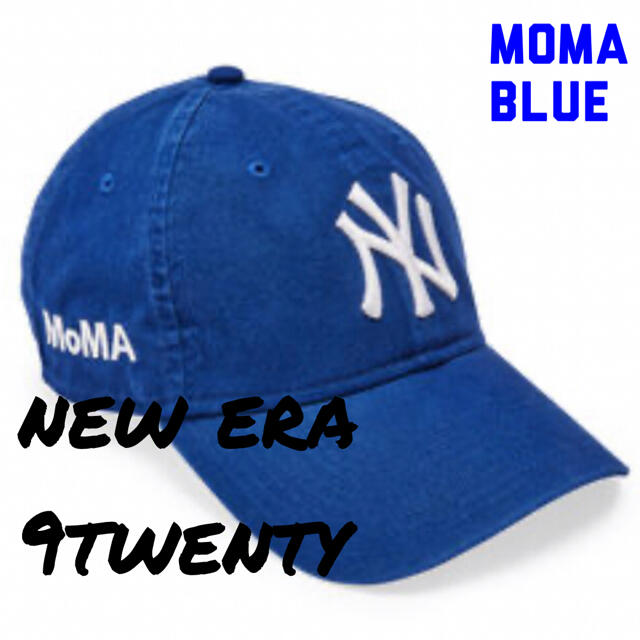 【新品未使用】moma new era NY yankees cap 青　ブルー