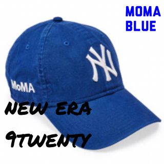 モマ(MOMA)の【新品未使用】moma new era NY yankees cap 青　ブルー(キャップ)