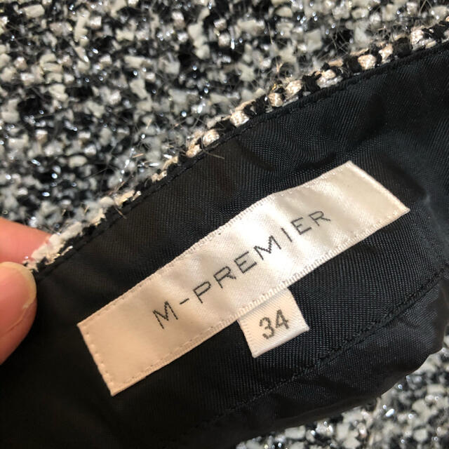 M-premier(エムプルミエ)のエルプルミエ　ツイードスカート レディースのスカート(ミニスカート)の商品写真
