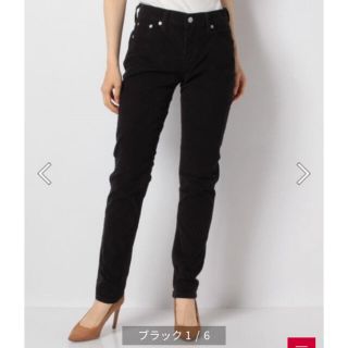 リーバイス(Levi's)の新品　リーバイス　ブラック　パンツ　レディース  26(デニム/ジーンズ)