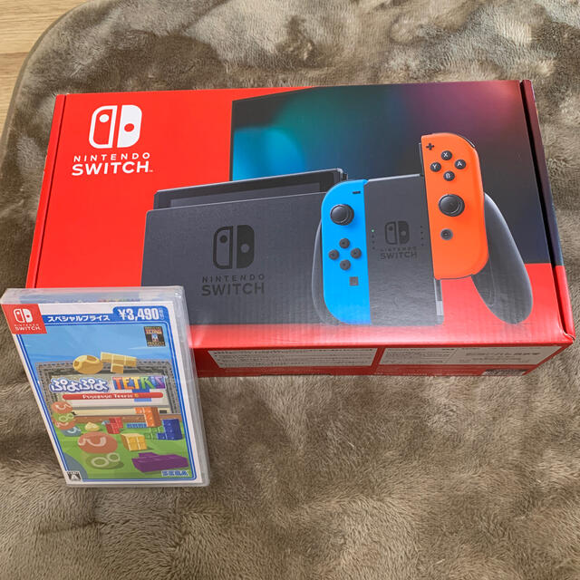 switch 本体　ぷよぷよテトリスカセット付き