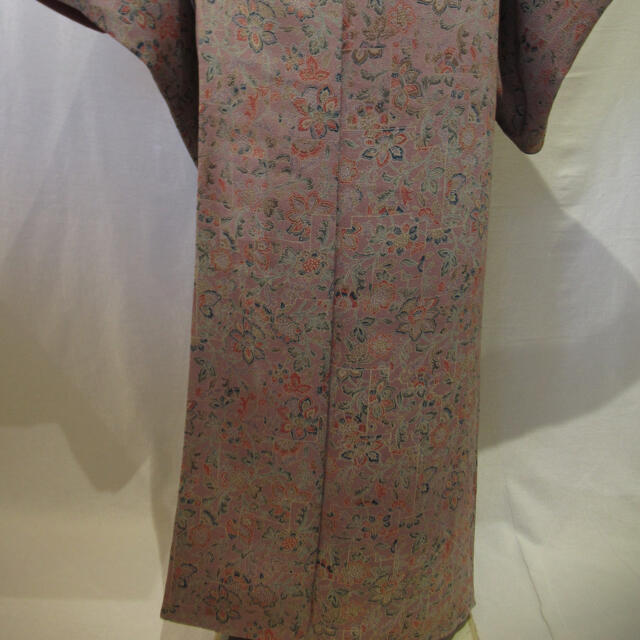 1935ゆったり目更紗模様小紋 レディースの水着/浴衣(着物)の商品写真