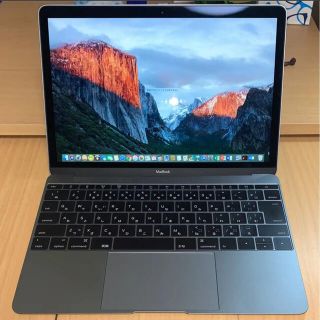 Mac (Apple) - MacBook 12-inch Gray / Core m3 無印の通販 by yasu