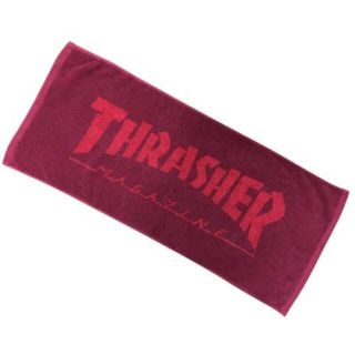 スラッシャー(THRASHER)のTHRASHER フェイスタオル 《バーガンディー》(タオル/バス用品)