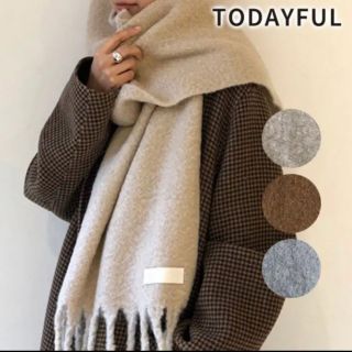 トゥデイフル(TODAYFUL)のtodayful  ボリュームニットマフラー  (マフラー/ショール)