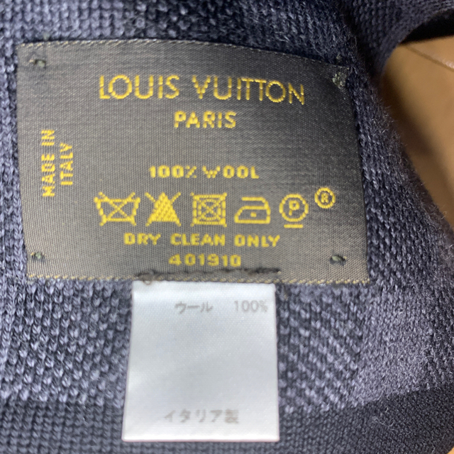 LOUIS VUITTON(ルイヴィトン)のダミエマフラー メンズのファッション小物(マフラー)の商品写真