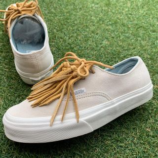 ヴァンズ(VANS)の美品23 VANS ヴァンズ オーセンティック フリンジ E645(スニーカー)