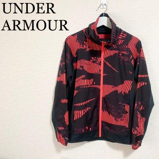 アンダーアーマー(UNDER ARMOUR)のアンダーアーマー トレーニングウェア レディースLG 赤 黒 1305920(ナイロンジャケット)