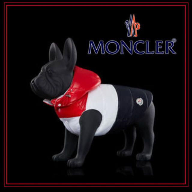 MONCLER(モンクレール)のモンクレール  犬用ダウン　サイズ0 トリコロール その他のペット用品(犬)の商品写真