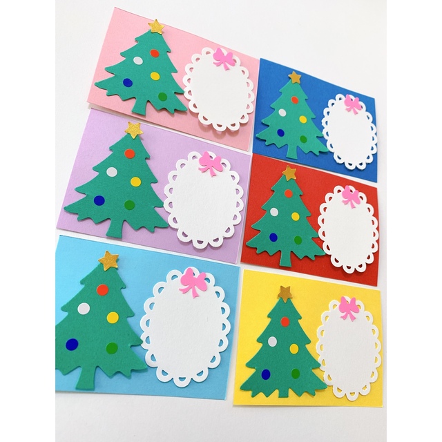 再販10 クリスマスカード☆メッセージカード　30枚 ハンドメイドの文具/ステーショナリー(カード/レター/ラッピング)の商品写真