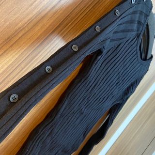 アウラアイラ(AULA AILA)の【美品】AULA アウラ WIDE RIB KNIT ボタン ワイド リブ(ニット/セーター)