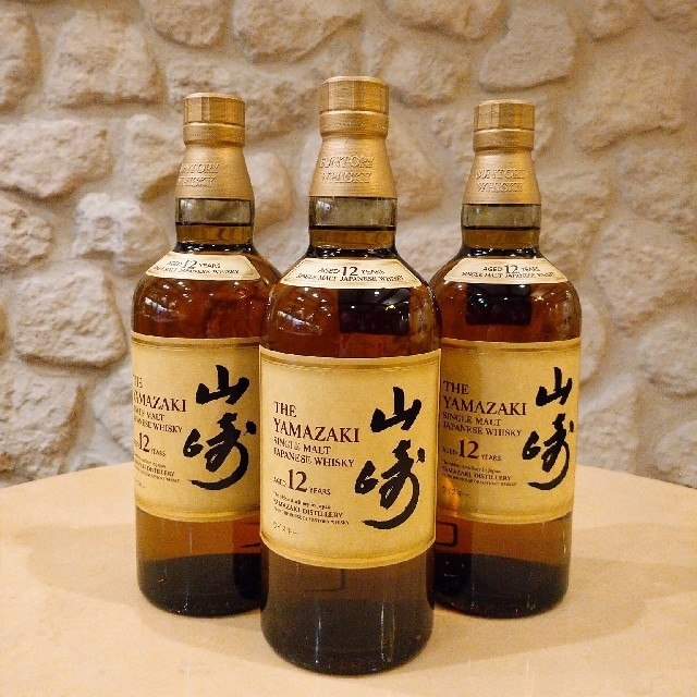 山崎12年700ml×３本