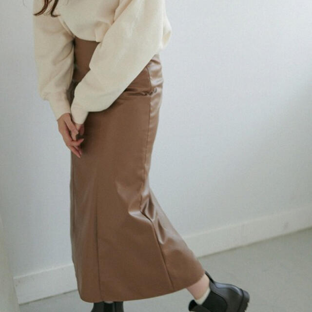 mimi toujours スカート レザーライク マーメイド 1