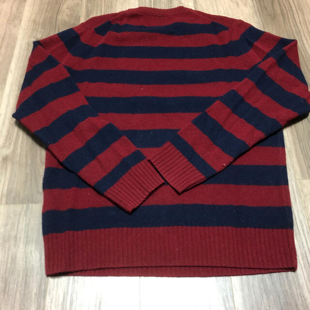 Uniqlo 美品 Uniqlo ボーダーニットセーター 赤黒 の通販 By Ban S Shop ユニクロならラクマ
