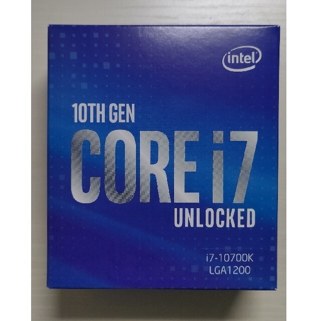 intel core i7-10700kPCパーツ