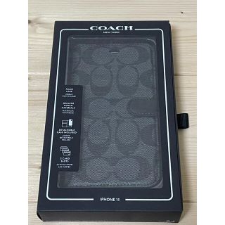 コーチ(COACH)の【最終値下】COACH iPhone11 手帳型ケース(iPhoneケース)