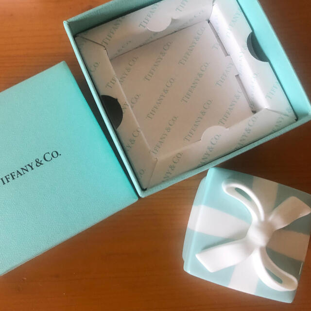Tiffany & Co. - ティファニー 小物入れ ミニブルーボウボックスの通販