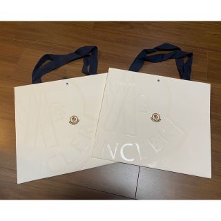 モンクレール(MONCLER)の【reika様専用】MONCLER ショッパー ロゴホワイト　(ショップ袋)