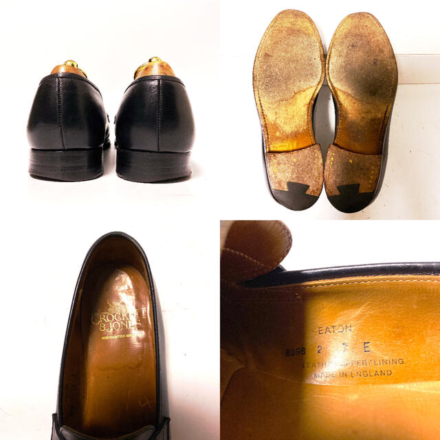 Crockett&Jones(クロケットアンドジョーンズ)の492.専用CROCKETT&JONES EATON ペニーローファー 7E メンズの靴/シューズ(ドレス/ビジネス)の商品写真