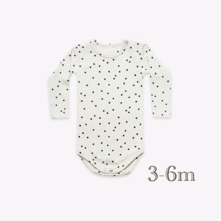 コドモビームス(こども ビームス)の【新品】QUINCY MAE★Ribbed Longsleeve Onesie(ロンパース)