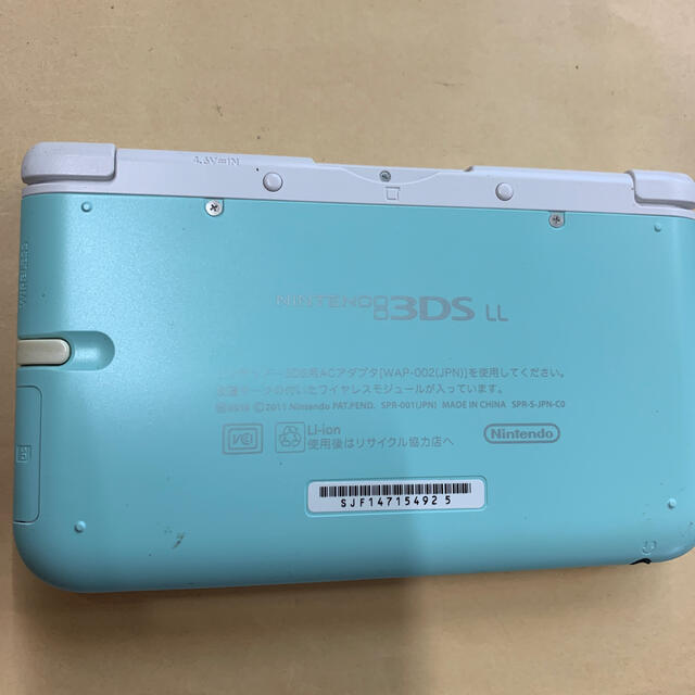 Nintendo3DS LL 本体 ミントホワイト 3