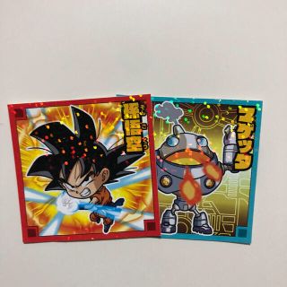 ドラゴンボール(ドラゴンボール)のドラゴンボールウエハースシール 孫悟空 マゲッタ(ステッカー（シール）)