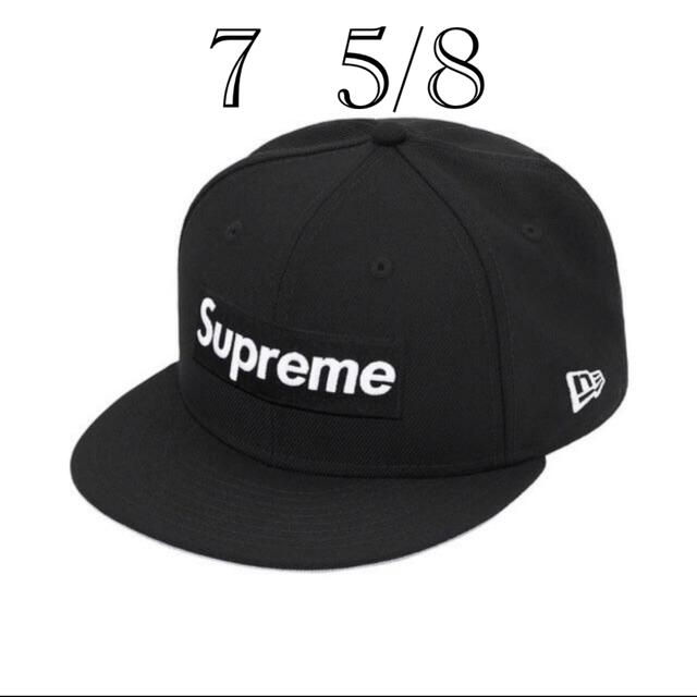 Supreme Box Logo New Era Black 7 5/8帽子