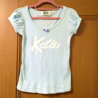 ケイティー(Katie)のちい様専用♡katie ロゴ パフT(Tシャツ(半袖/袖なし))
