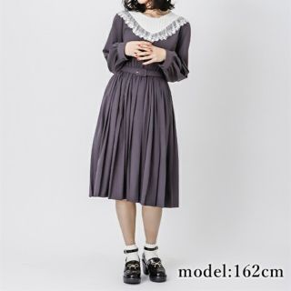 アクシーズファム(axes femme)の❮USED美品♪︎❯axes femmeポエ ブロッキングワンピ♪︎(ひざ丈ワンピース)