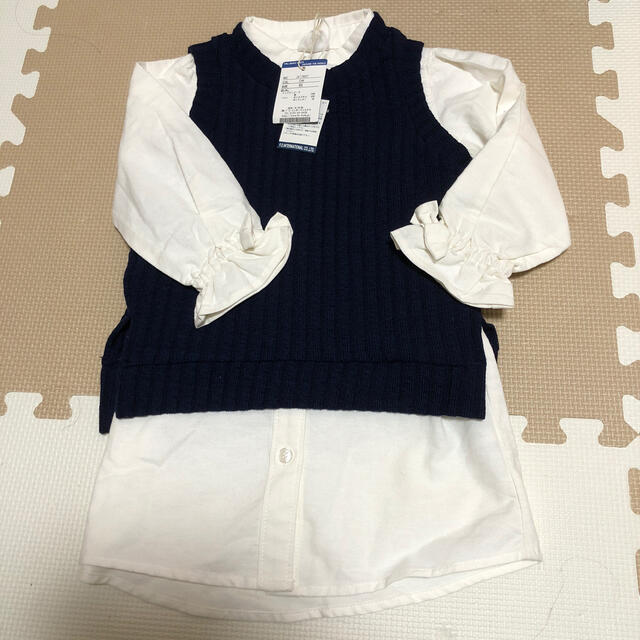 BREEZE シャツワンピース キッズ/ベビー/マタニティのキッズ服女の子用(90cm~)(ワンピース)の商品写真