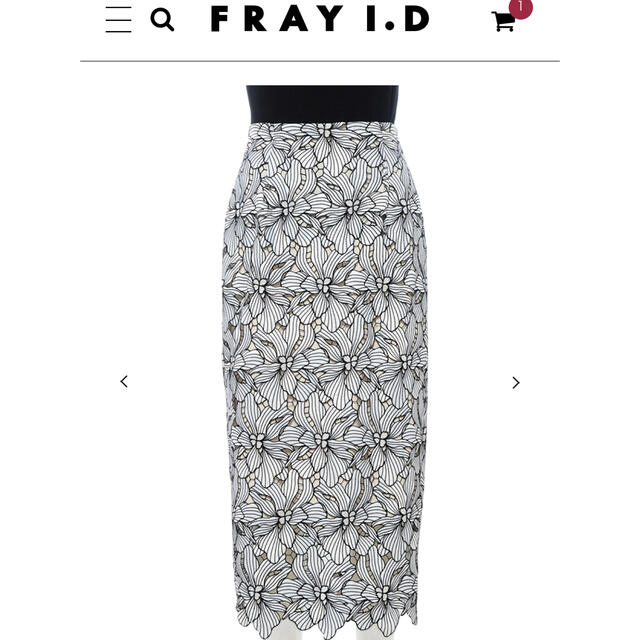 FRAY I.D - フレイアイディー オンライン限定ケミカルレーススカートの ... フレイアイディー ケミカルレース スカート 美品
