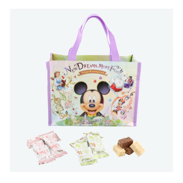 Disney ディズニーお菓子 ディズニーランド新エリアデザイン ビニールバッグの通販 By Mako S Shop ディズニーならラクマ