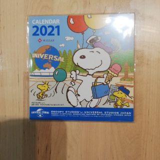 スヌーピー(SNOOPY)の【新品未開封】２０２１年 スヌーピー 卓上カレンダー(カレンダー/スケジュール)