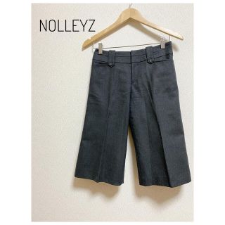 ノーリーズ(NOLLEY'S)の【NOLLEYZ】ノーリーズ パンツ ハーフパンツ グレー 黒(ハーフパンツ)