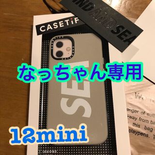 シー(SEA)のCASETiFY WIND AND SEA iPhone 12mini グレー(iPhoneケース)