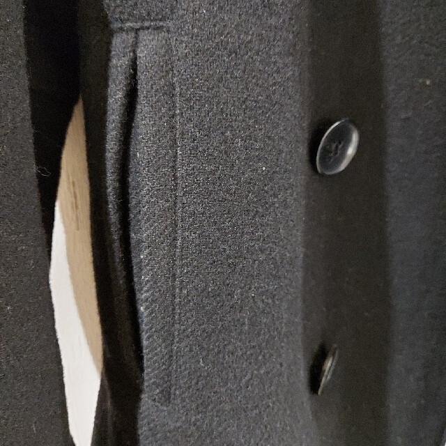 VIBGYOR(ビブジョー)のPコート　ブラック メンズのジャケット/アウター(ピーコート)の商品写真