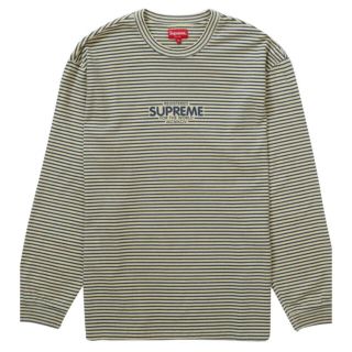 シュプリーム(Supreme)のsupreme StripeロンT(Tシャツ/カットソー(七分/長袖))