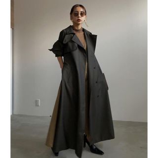 アメリヴィンテージ(Ameri VINTAGE)の【自宅試着のみ】MINIMAL FLARE LONG TRENCH COAT(トレンチコート)