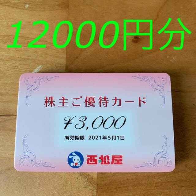 西松屋株主優待カード20000円分★送料無料