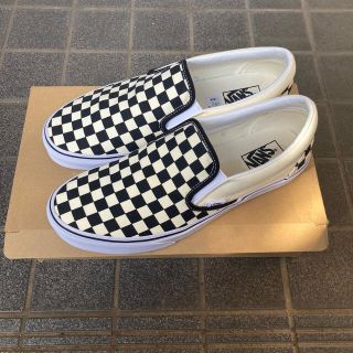 ヴァンズ(VANS)のvans USA企画　スリッポンチェッカー(スニーカー)