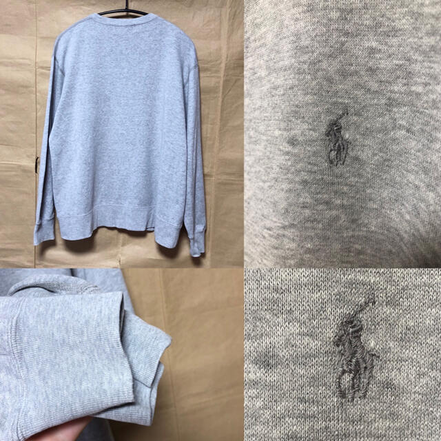 Ralph Lauren(ラルフローレン)の90s POLO SPORT スウェット M グレー ラルフローレン  レディースのトップス(トレーナー/スウェット)の商品写真