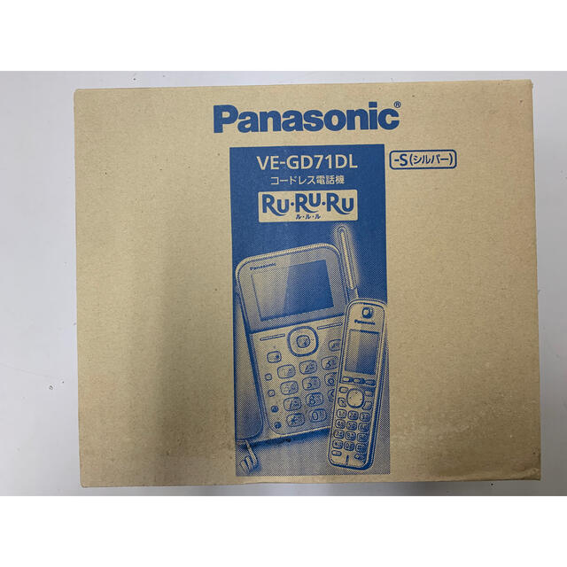 Panasonic(パナソニック)のPanasonic 電話機　RU・RU・RU VE-GD71DL-S スマホ/家電/カメラの生活家電(その他)の商品写真