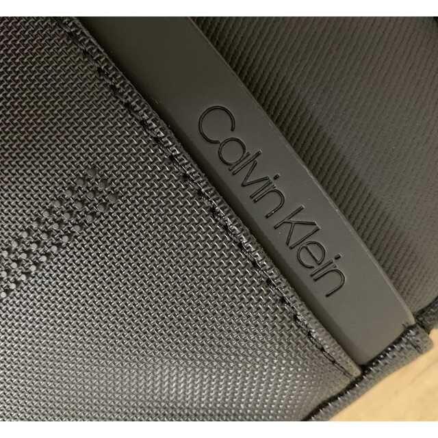 Calvin Klein(カルバンクライン)の【新品】Calvin Klein ブラック ショルダーバッグ 黒 メンズのバッグ(ショルダーバッグ)の商品写真