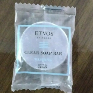 エトヴォス(ETVOS)のETVOS クリアソープバー　透明石鹸　試供品　5g(洗顔料)