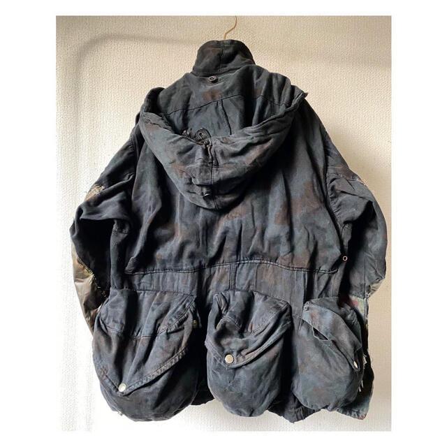 COMME des GARCONS(コムデギャルソン)の希少サイズ vintage オーバーダイ スイス軍 多重ポケット ジャケット メンズのジャケット/アウター(ミリタリージャケット)の商品写真