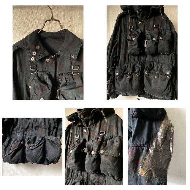 COMME des GARCONS(コムデギャルソン)の希少サイズ vintage オーバーダイ スイス軍 多重ポケット ジャケット メンズのジャケット/アウター(ミリタリージャケット)の商品写真