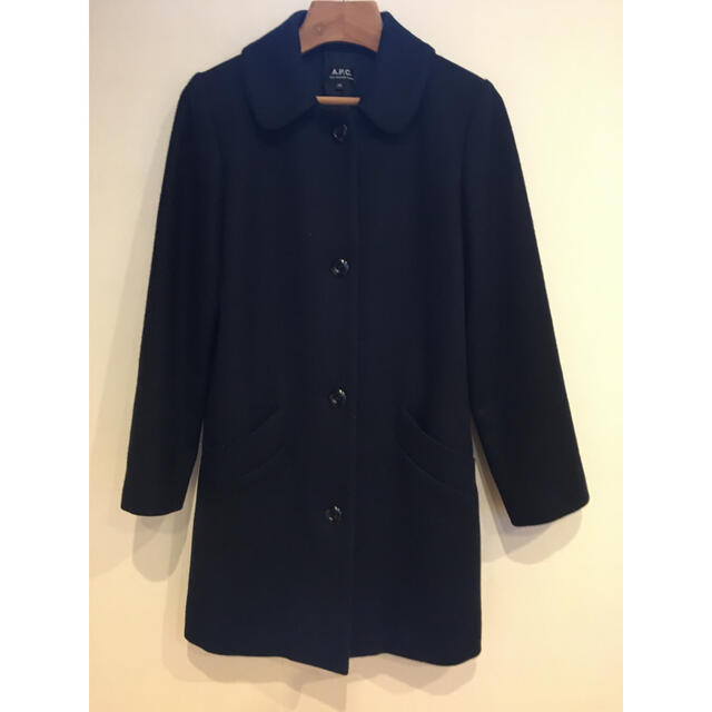 a.p.c ウールコート　ネイビー